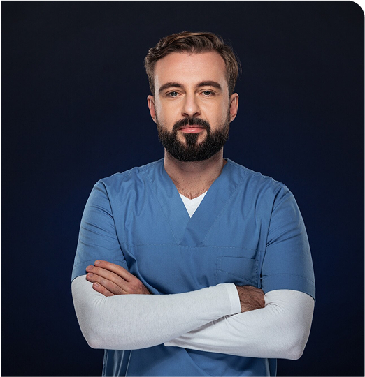 stock image of a healthcare professional